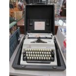 Cased Scheidegger typewriter