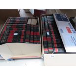 2 boxes containing Colliers encyclopedia