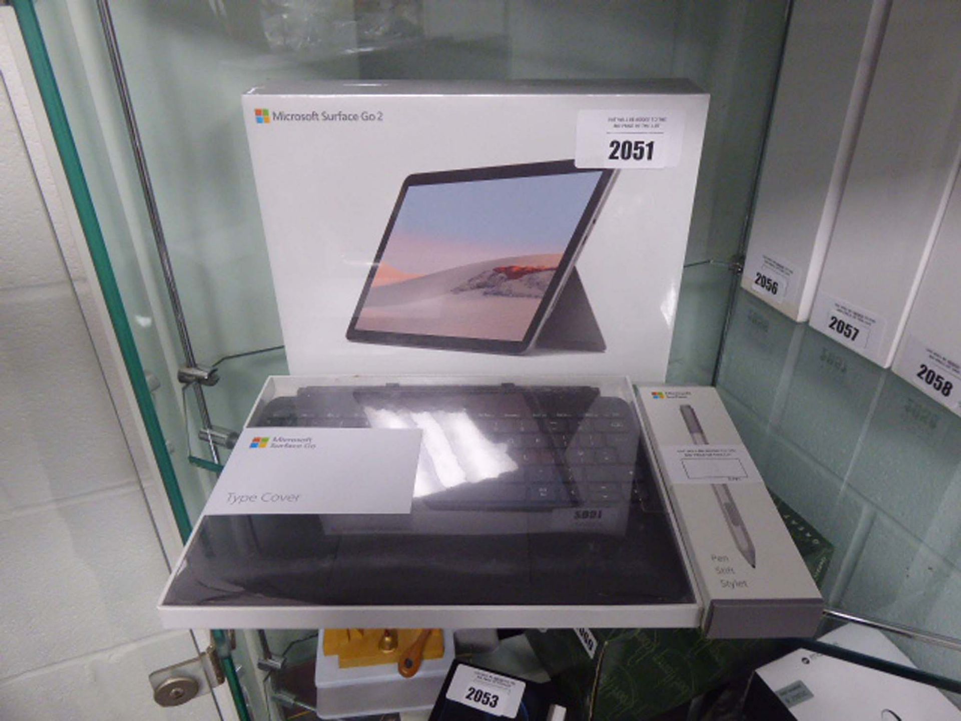 Microsoft surface go 2 Windows 10 tablet, intel pentium gold processor, 64gb storage, 4gb ram