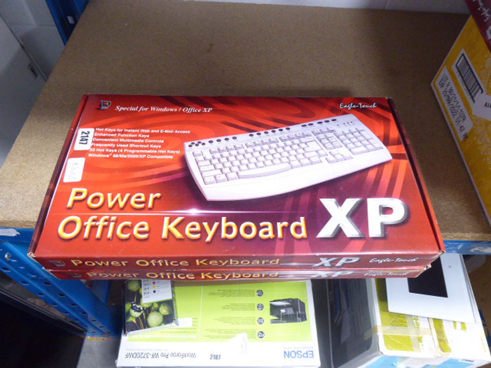 2 XP power office keyboards with boxes