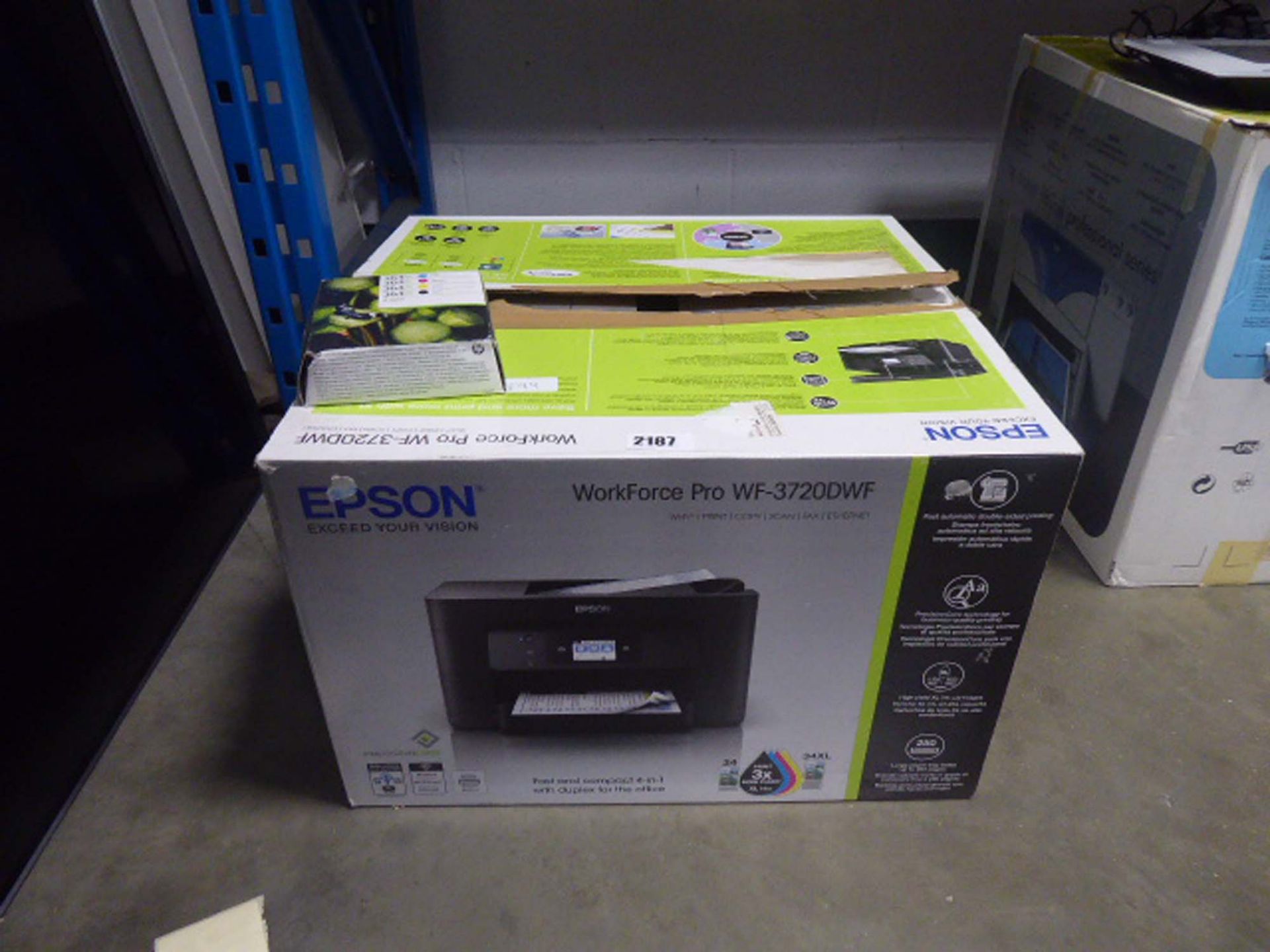 2262 Epson Workforce Pro Series printer with box