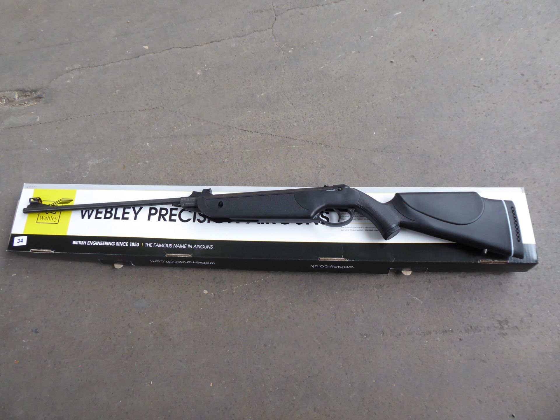 Boxed Webley Precision .177 air rifle - Image 2 of 4