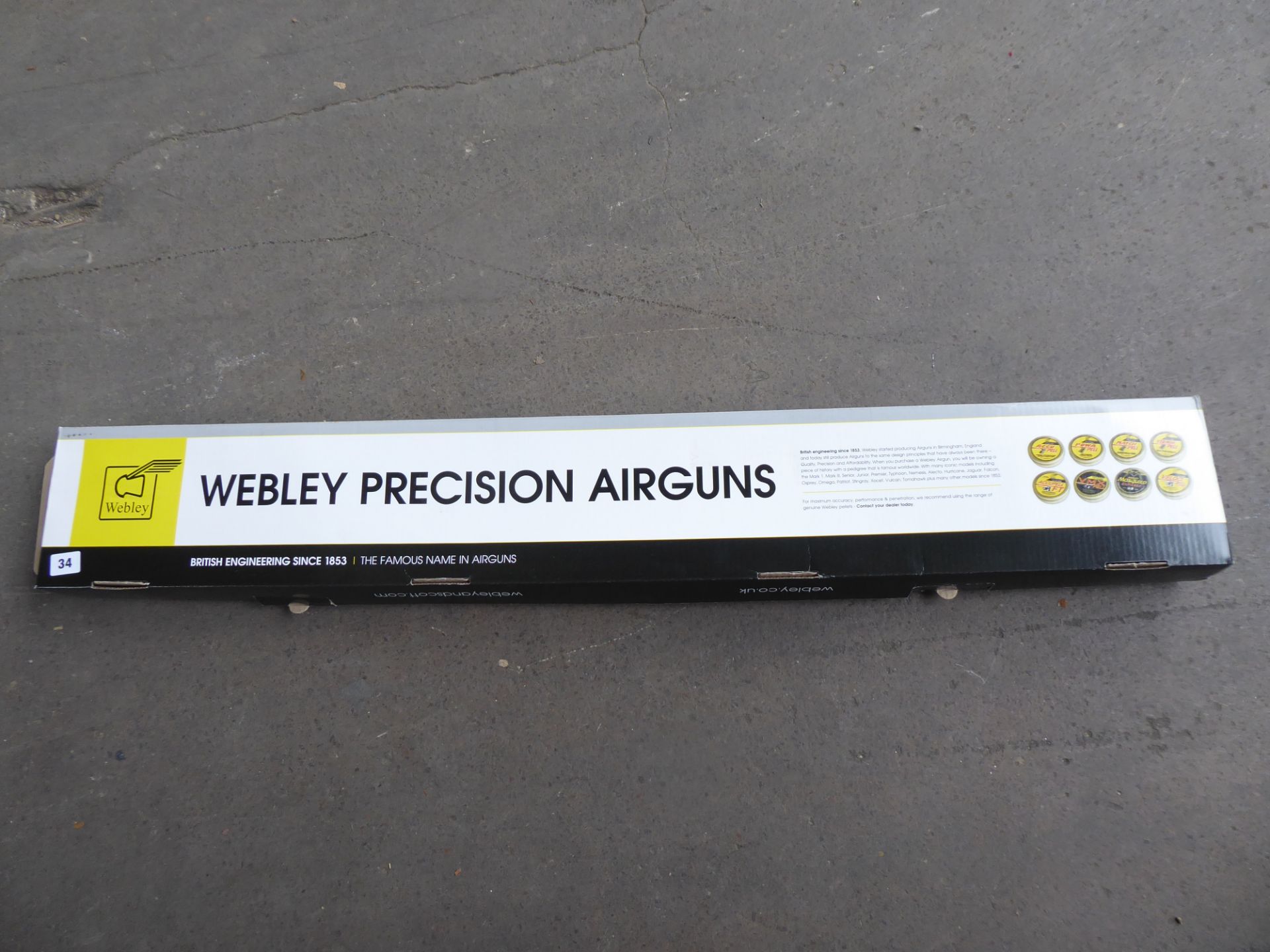 Boxed Webley Precision .177 air rifle