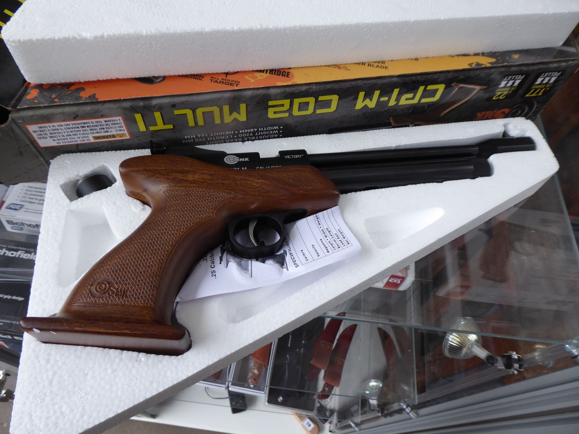 Boxed CP1-M C02 Multi .177 pellet air pistol - Image 2 of 2