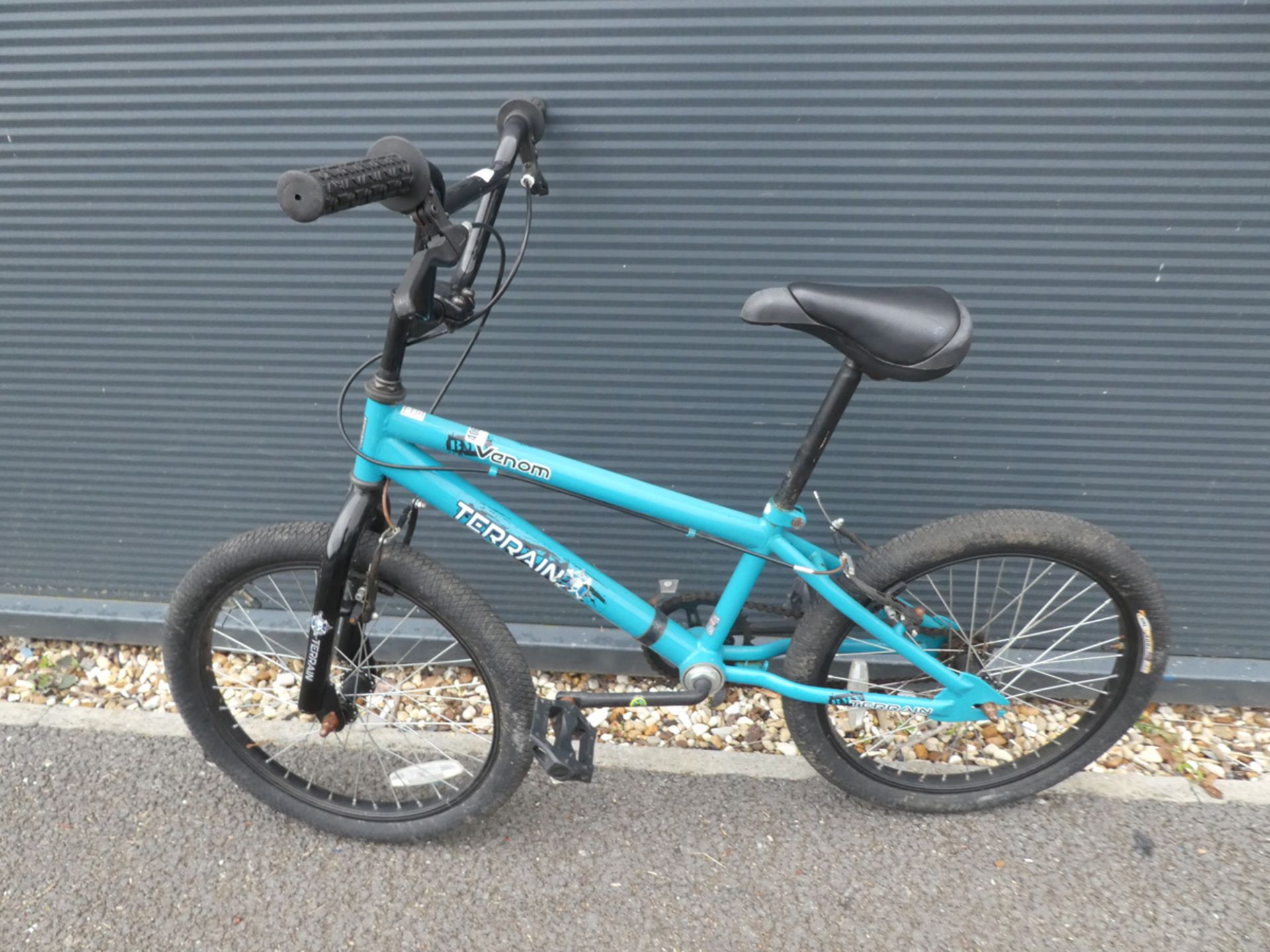 Venom BMX bike in blue