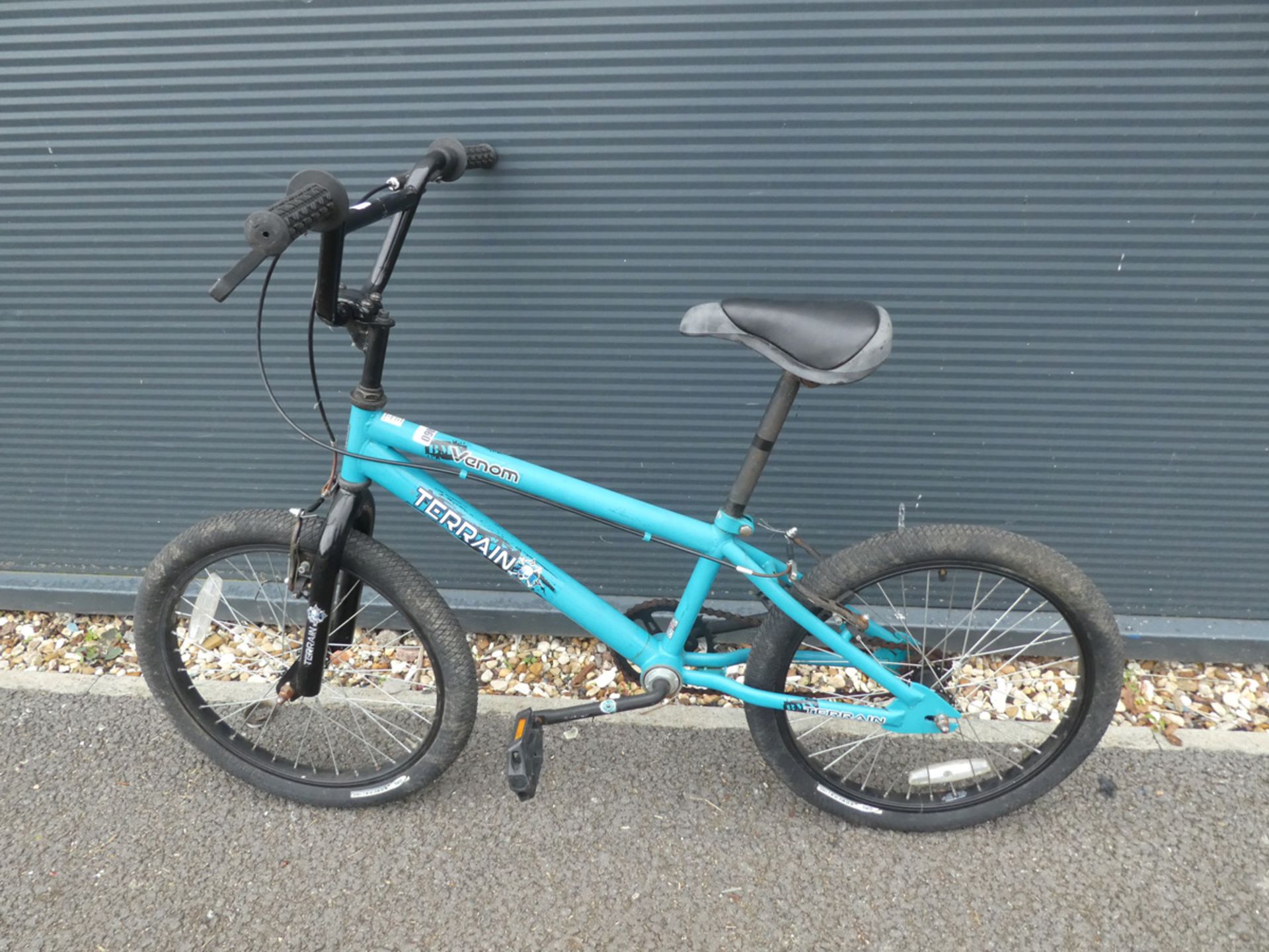 Venom BMX bike in blue