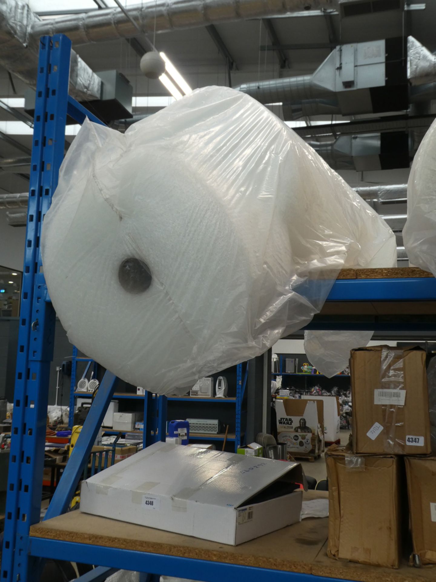 Large roll of bubble wrap