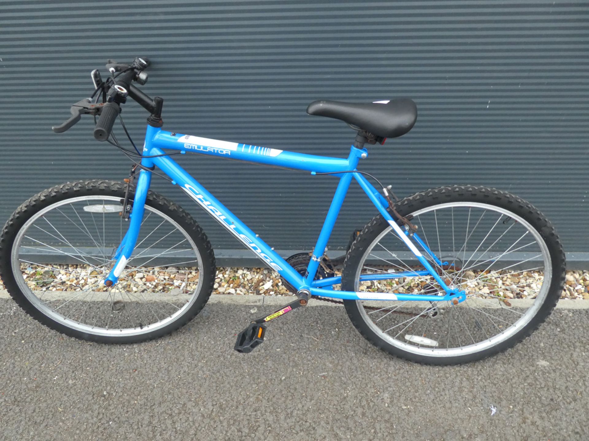 4028 - Challenge mountain bike in blue and white