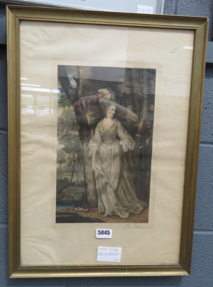 Framed and glazed print of a classical beauty