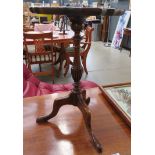 Reproduction walnut wine table