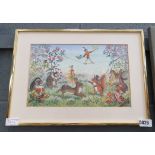 Molly Brett print of fairies and woodland creatures
