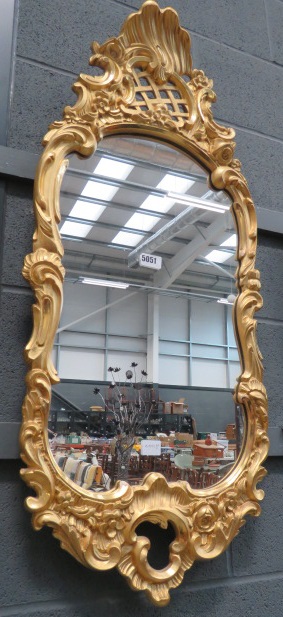 Mirror in ornate gilt frame