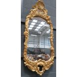 Mirror in ornate gilt frame