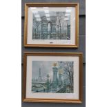 5264 Pair of framed and glazed Parisian prints