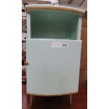 1950's pastel blue painted pot cupboard