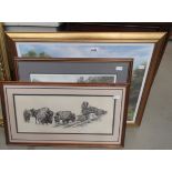 5407 3 steam train related prints