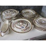 Part Washington Indian tree patterned dinner service