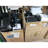 2 large boxes of untested household appliances (Buyer of this lot must have signed our electrical