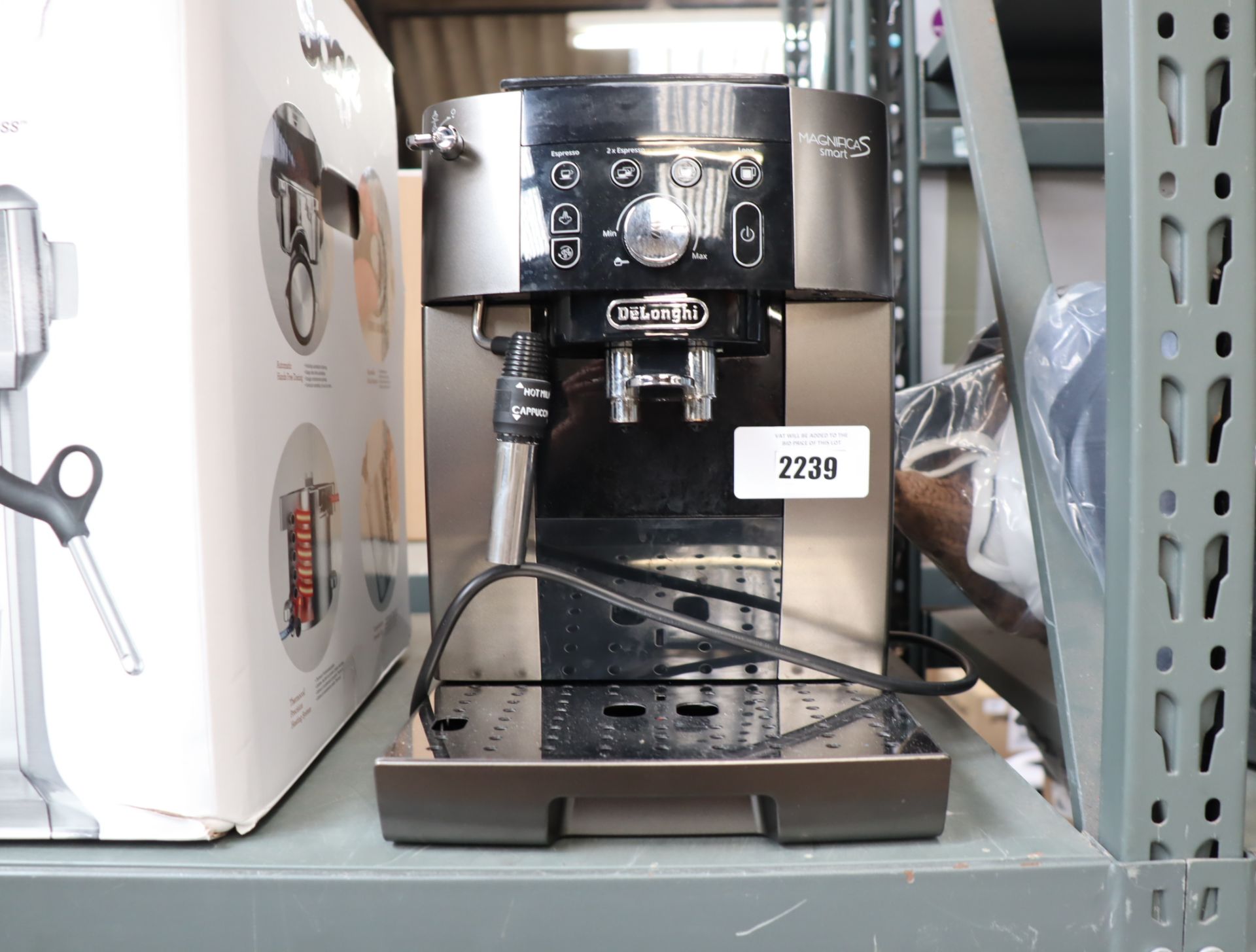 Unboxed Delonghi Magnifica S Smart coffee machine