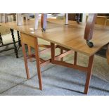 2154 Wood effect drop side dining table