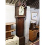 Oak cased grandfather clock by Andrews of Potton for restoration