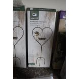 Boxed garden Heart bird feeder