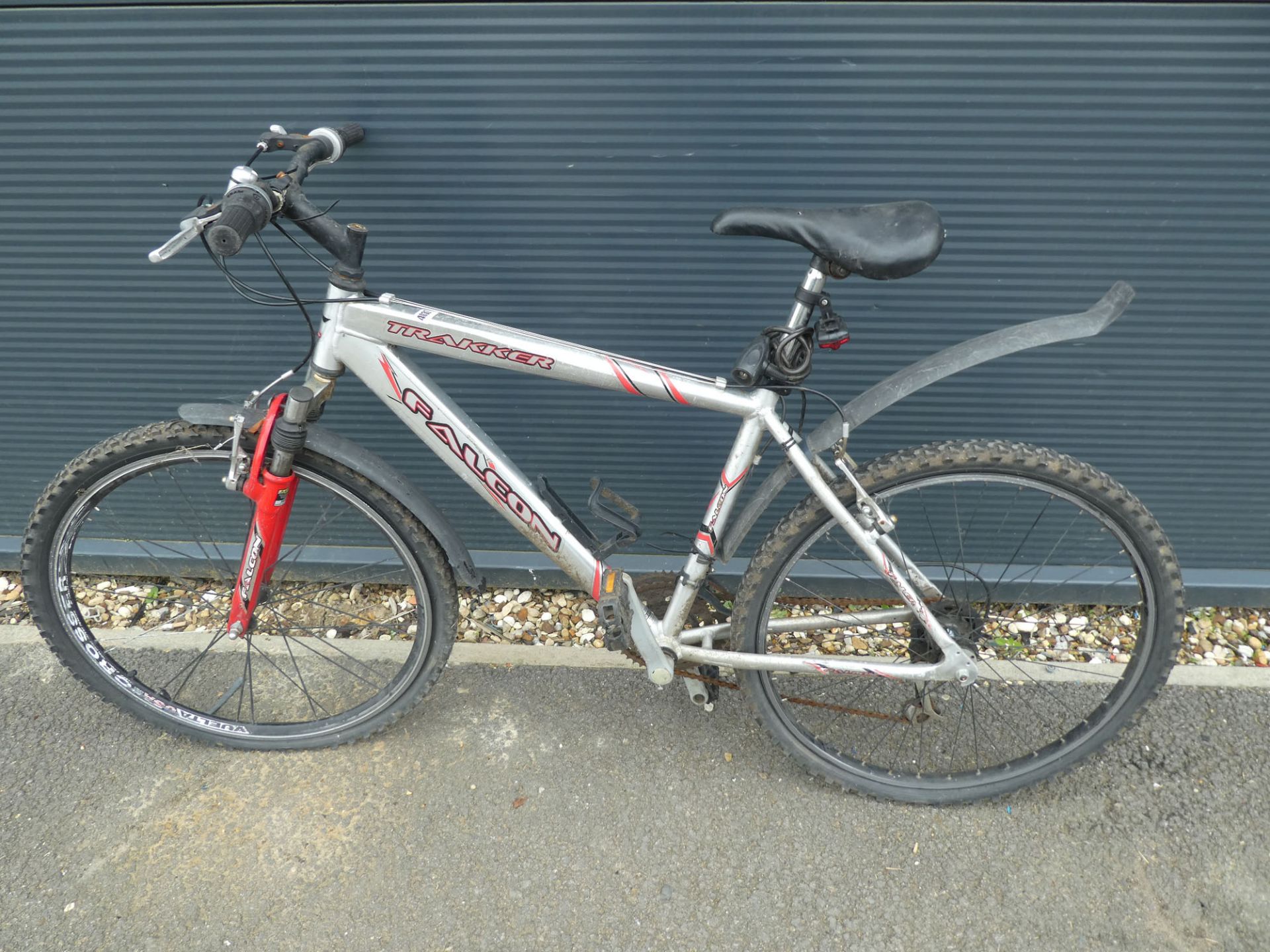 4039 - Silver and red Falcon gents mountain bike