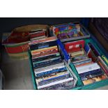 4 boxes containing a quantity of reference and childrens books