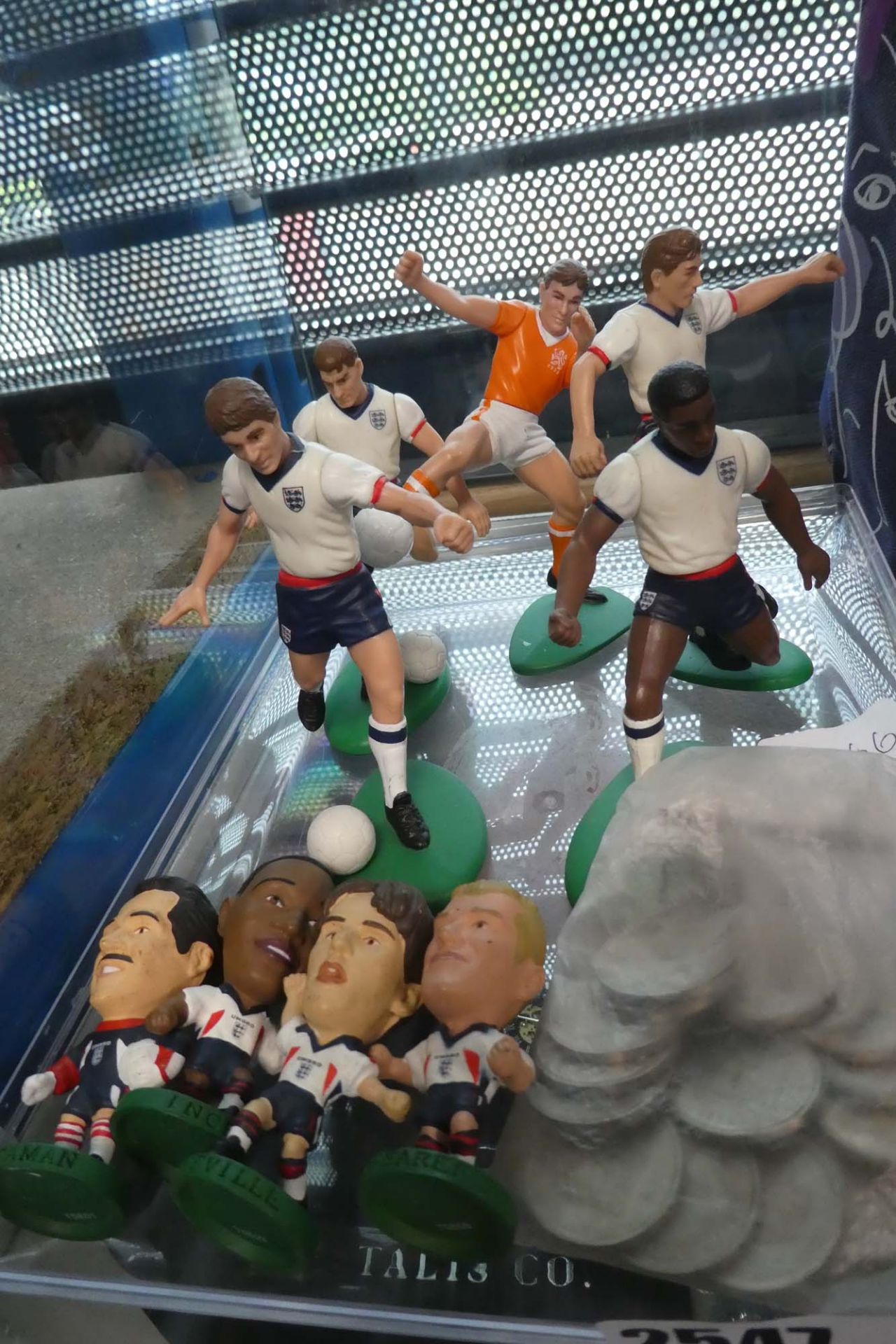 Selection of collectable football figures, other figures etc