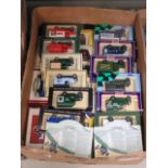 Box containing a qty of Diecast cars