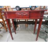 Single drawer hall table