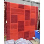 (3) 2 tone red carpet