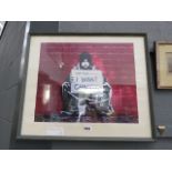 Banksy style print entitled 'I Want Change'