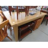 5202 Oak extending dining table