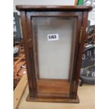 Glazed table top display cabinet