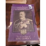 2 George V commemorative newspaper supplements