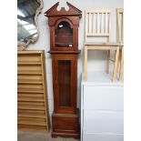 Wooden grandfather clock case