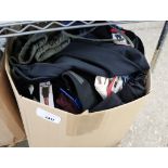 Box of mixed clothing