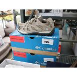 2 pairs of Columbia walking shoes, womens size 6 and 7