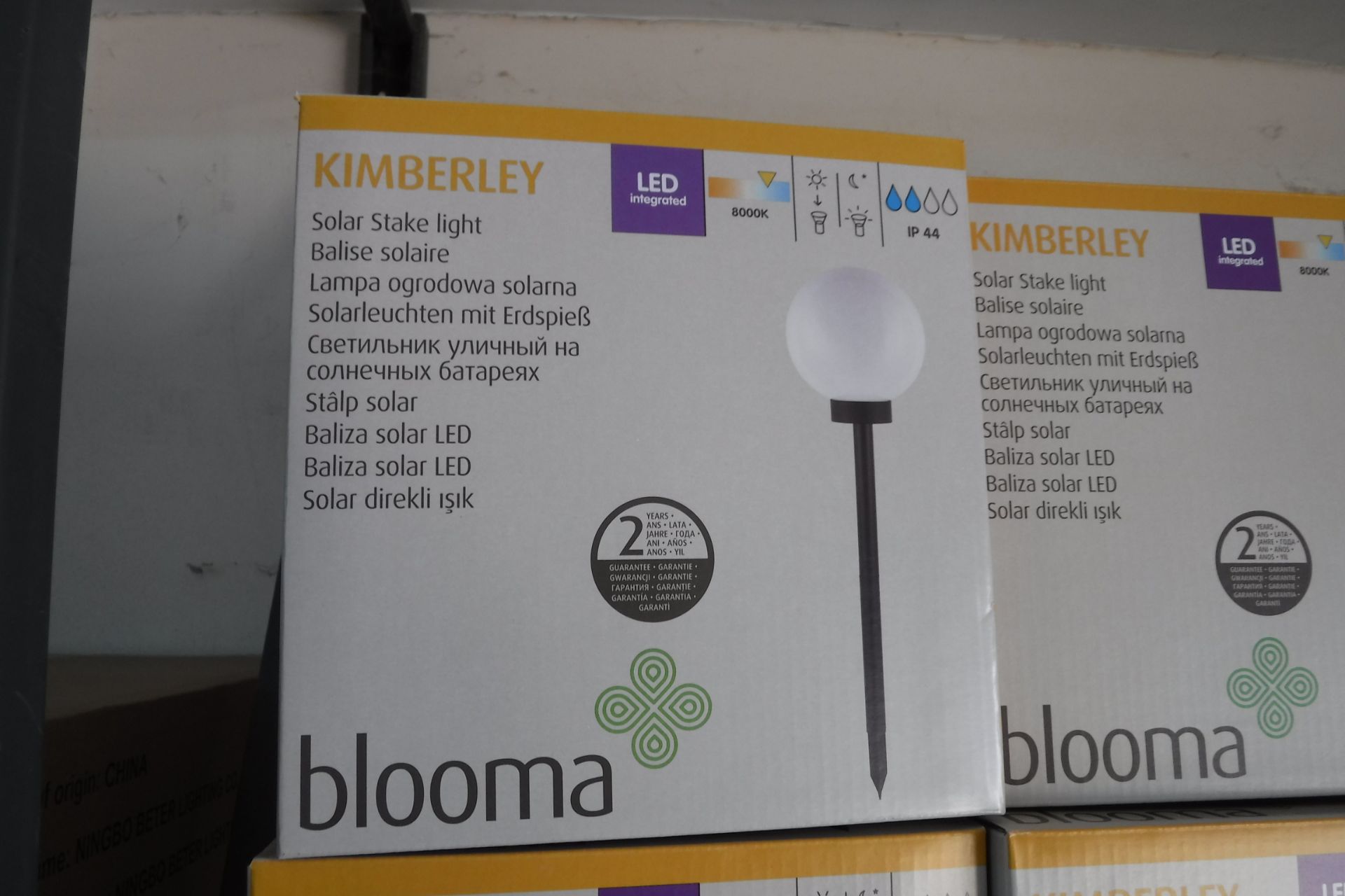 (1081) Box of 6 Kimberly solar ball lights - Image 2 of 2