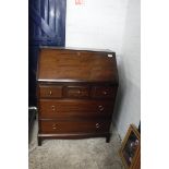 Mahogany effect Stag writing bureau