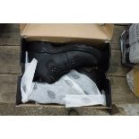 Boxed pair of Dickies safety boots