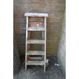 (1142) Wooden painters ladder