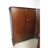 Mahogany effect large Stag wardrobe