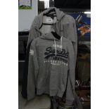 (2302) 4 various hoodies incl. Bench and Super Dry