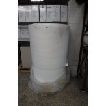 Large roll of polystyrene protective material