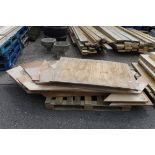 Pallet of assorted cut ply