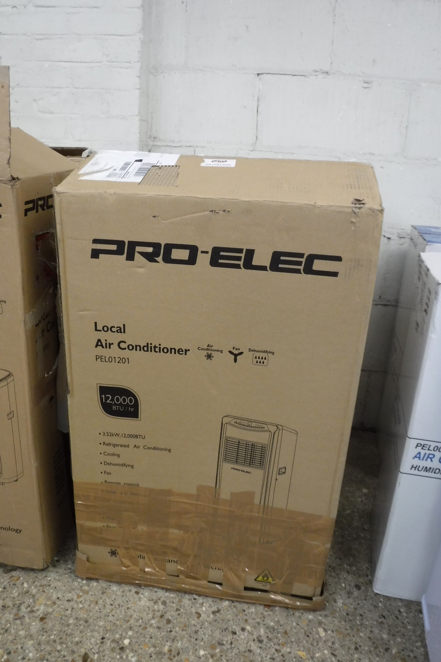 Boxed Pro Elec PEL01201 local air conditioning unit