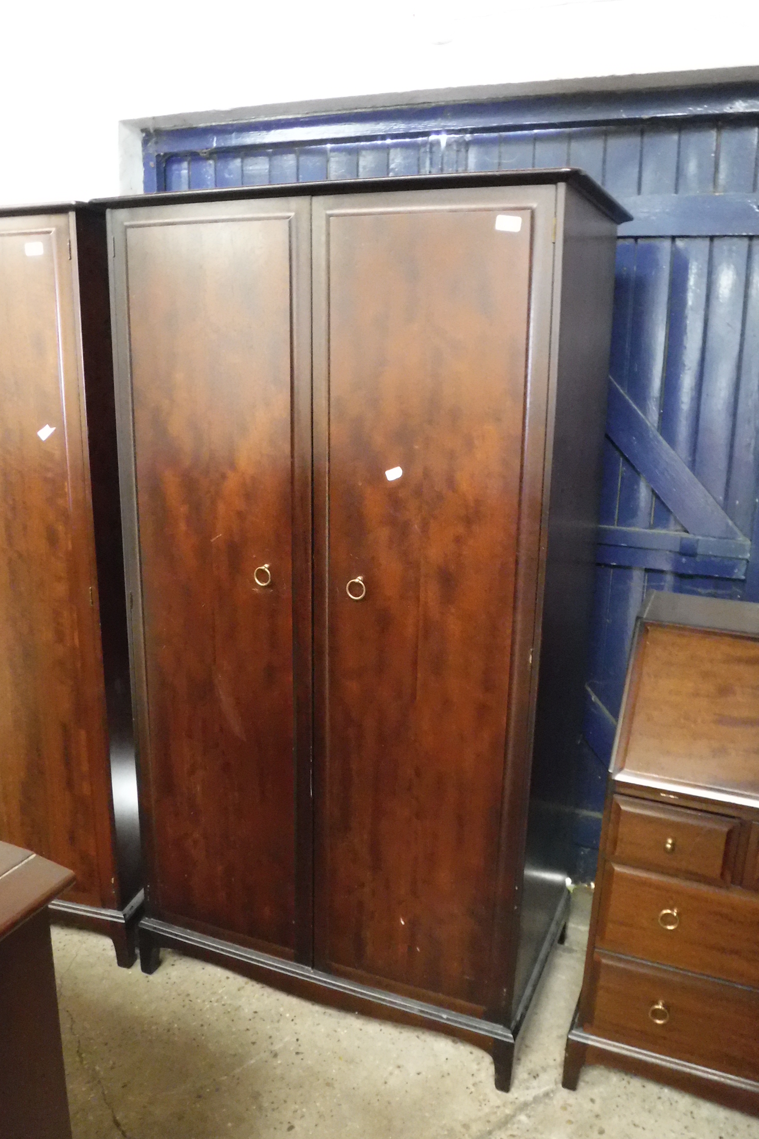 Mahogany effect Stag wardrobe