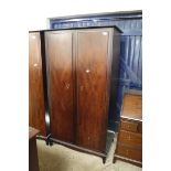 Mahogany effect Stag wardrobe